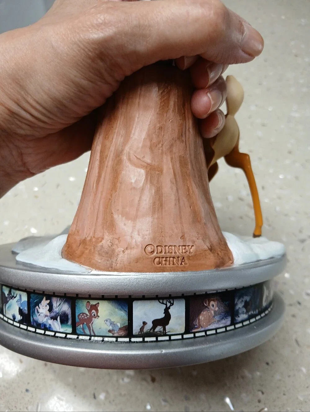 Disney Bambi Tape Dispenser with Brown, Black, White Accents